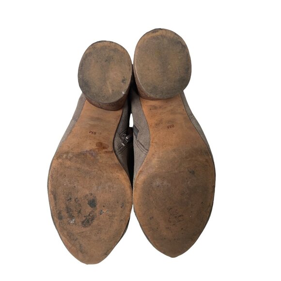 Jeffrey Campbell Hanger Gray Suede Booties Sz. 8 - Picture 7 of 8